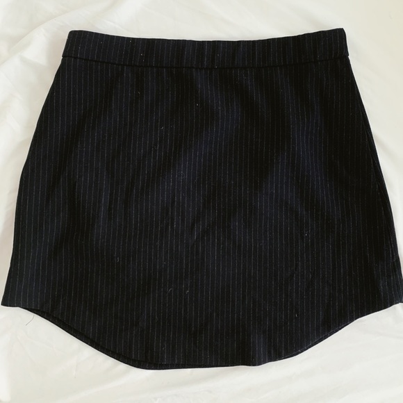 High waisted pinstripe miniskirt - Picture 4 of 9